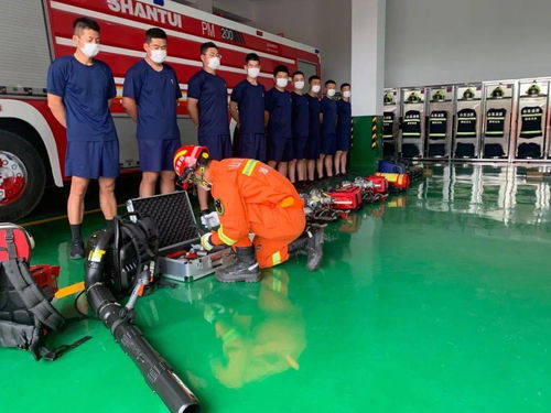 坊子區九龍消防救援站 積極開展器材裝備操作訓練